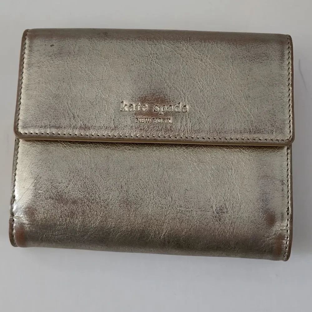 Kate Spade new york mini wallet gold